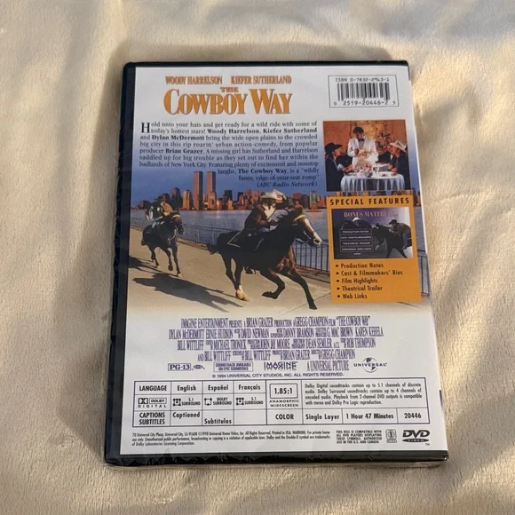 NEW Universal The Cowboy Way DVD - NOT STREAMING ANYWHERE - Picture 2 of 6